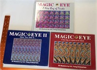 3 Magic Eye books