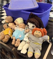 Cabbage Patch dolls and tote + bonus doll
