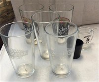 2 Wicked Ale & other branded glasses