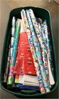 tote full of gift wrap