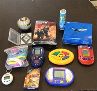 hand held games and other items
