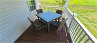 5PC OUTDOOR TABLE W/CHAIRS