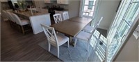 7PC DINING TABLE & CHAIRS