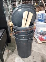 4ct Trash Cans