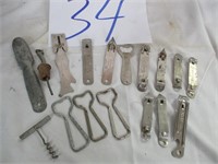 VINTAGE BOTTLE OPENERS