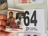 Tale of the Tape Card Ali vs. Frazier (U230)