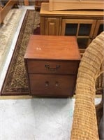 Small two drawer side table