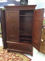 Two piece armoire