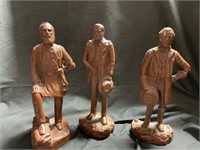 Lot of 3 Civil War Era Figurines - Red Mill Mfg