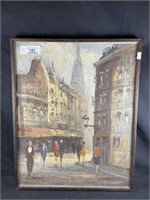 Framed Oil Painting - Old