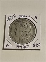 Rare Key Date 1889-O Morgan Silver Dollar Fine Gre