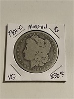 Early 1901-O Morgan Silver Dollar Very Good Grade
