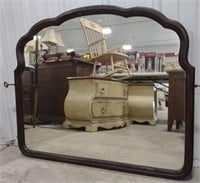 (AG) Wood Framed Mirror from dresser( mirror only)