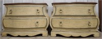(T) Dorchester House Two Drawer End Tables.