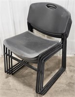 (Q) Stackable Chairs. Measures