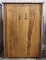 (J) Wooden Cabinet.