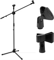 Pro microphone stand, tripod mic stand with boom a