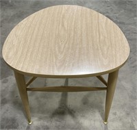 (J) Mersman Side Table Laminate Top Solid Wood