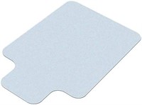 miudeco chair mat with lip for hard floor 30x48"