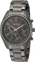 CARAVELLE NEW YORK Womens 45L161 Rose Dial Grey St