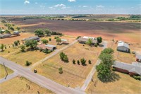 Country Home with Acreage for Sale, Washita Co., OK