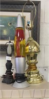 Oil lamp and table lamps