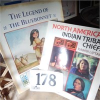 NATIVE AMERICAN THEMED BOOKS QTY 2