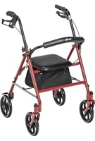 New Drive Medical 10257RD-1 Four Wheel Rollator