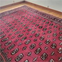 9' x 11' Pakistan Hand-Knotted Wool Area Rug