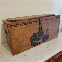 Vintage Pine Chesapeake Bay Gunning Box