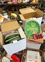 (6) Boxes of paper plates, cups, napkins, & party