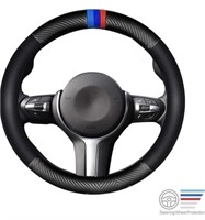 New Carbon Fiber Pattern Steering Wheel Cover