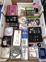 Large lot of costume jewelry