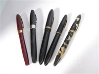(5) Vintage Sheaffer Fountain Pens