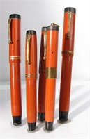 (5) Vintage Parker Fountain Pens, Duofold