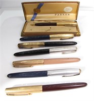 (6) Vintage Parker '51' Fountain pens