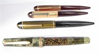 (4) Vintage Eversharp Fountain Pens, 14K Nibs