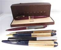 Group of Vintage Eversharp Fountain Pens, Pencils