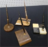 (4) Onyx Pen Stands