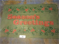 Seasons Greeting Door Mat