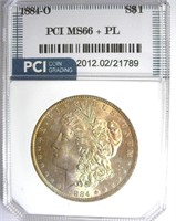 1884-O Morgan PCI MS-66+ PL LISTS FOR $1600