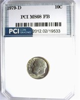 1979-D Dime PCI MS-68 FB