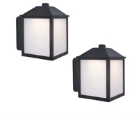 LED outdoor wall light (2-pack)