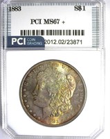 1883 Morgan PCI MS-67+ LISTS FOR $6000