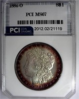 1884-O Morgan PCI MS-67 LISTS FOR $3250