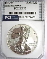 2013-W Silver Eagle PCI PR-70 REV PROOF $145 GUIDE
