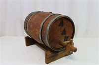 Vintage Fraternity Wood Barrel Keg ADP