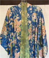 Japanese Blue Floral Kimono