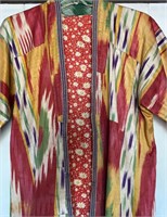 Uzbekistan Ikat Silk Coat