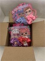 (12x bid) Box Of (12) LOL Surprise 2pk Scrunchies